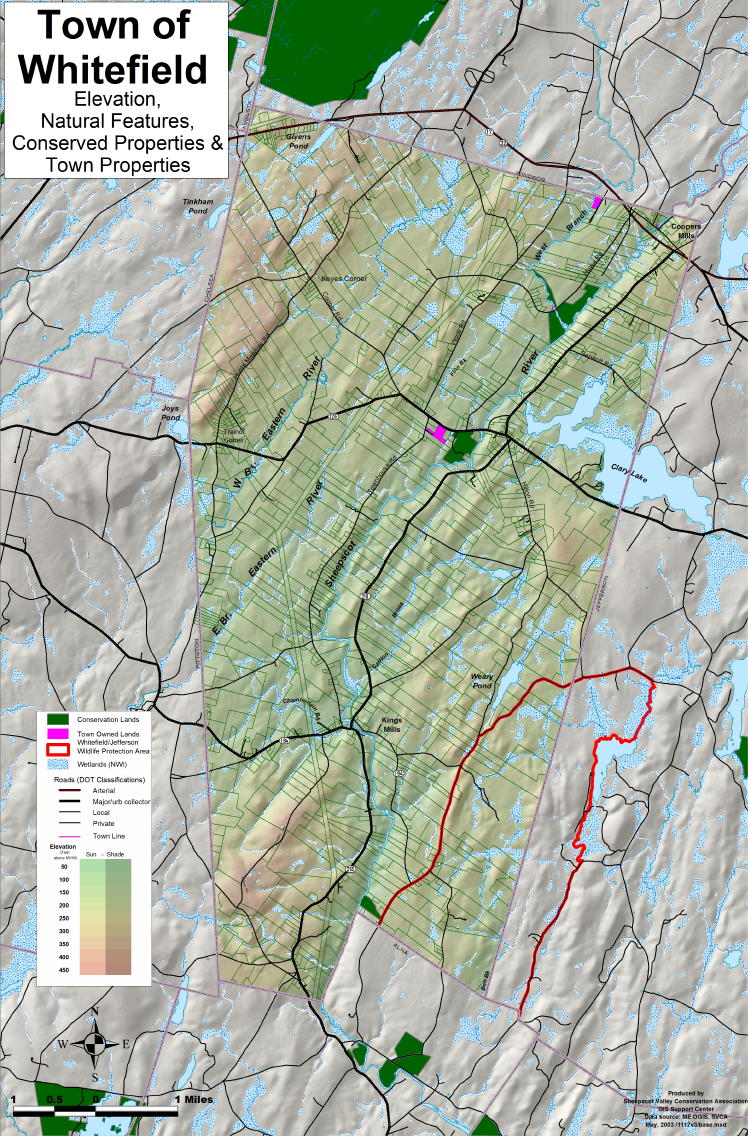 Maps of Whitefield by Paul Hoffman at The Sheepscot Valley Conservation